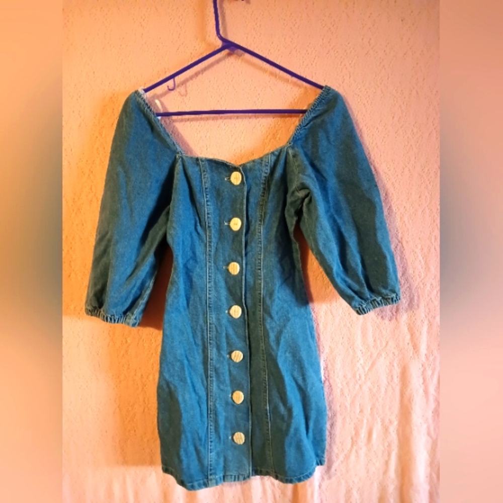 Denim & Co. Denim Mini Dress